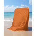 thumbnail image 4 of Orange Beach Towels Oversized Super Absorbent, Pure Orange Lightweight Bath Towel Quick Dry Sets For Bathroom/Pool/Rv Camping/Beach Play/Gym Room/Picnic 31"x62", 4 of 8