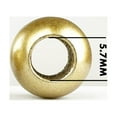thumbnail image 6 of 100 Matte Metallic Acrylic Large Hole Beads 12mm with 5.7mm Hole, 6 of 6