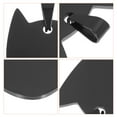thumbnail image 3 of 3pcs Etiquetas de nombre de mascotas en forma de gato collares de mascotas de acero inoxidable etiquetas de cachorro personalizadas, 3 of 5