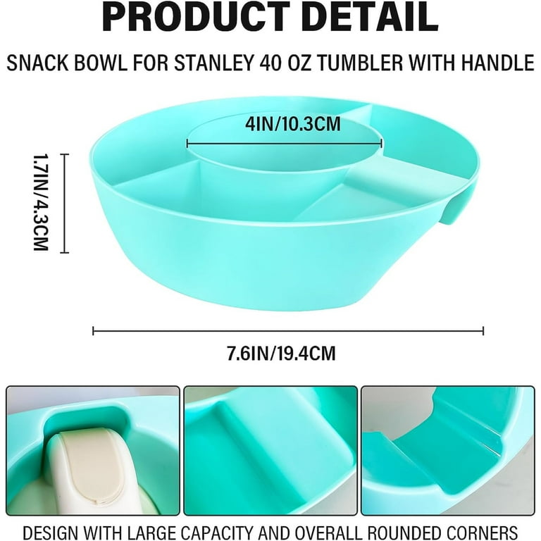  MEETI Snack Bowl for Stanley Cup, Reusable Snack Ring