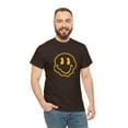 thumbnail image 4 of Blurry smiley face graphic t shirt  Unisex Heavy Cotton Tee, 4 of 8