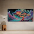 thumbnail image 7 of Large Tree of Life Canvas Wall Art, Abstract Canvas Prints Fantasy Landscape Paintings, Oversized Nature Pictures Artwork for Modern Home Decoration, 7 of 7