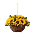 thumbnail image 1 of Christmas Flower Basket Hanging Ornaments Flower Basket Pendant Acrylic Flowers Baskets Ornaments For Christmas Parties Xmas Trees Home Decor 2D Flat, 1 of 1