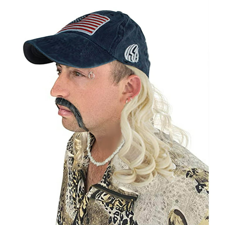 Trucker Caps for Men Earrings Exotic with Blonde Adults Kids Fits and  Mustache Clip Hat Wig Baseball Caps Dark Mens Hat