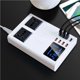 thumbnail image 4 of Methold Enchufe de carga inteligente multifuncional 8 puertos de salida USB convertidor de carga rápida USB inalámbrico pantalla adaptador de carga USB Teléfono y Comunicación No.3 UK Plug, 4 of 6