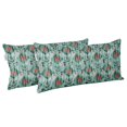 thumbnail image 2 of VargottamIndoor/OutdoorPolyester FabricLumbarPillowCover,All-Weather Waterproof Rectangular Cushion Case for Patio Furniture,12" x 20"Set of 2 -Ikat-75, 2 of 6