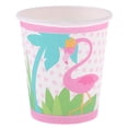 thumbnail image 4 of 3x 8 Pcs de Tazas de Papel Desechables Color Mezclado Accesorio de Bricolaje Ecologico Soledad Tazas de papel para fiestas de flamencos, 4 of 6