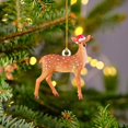 thumbnail image 2 of UYUH Holiday Decor Gift Acrylic Animal Christmas Ornaments with Santa Hat for Xmas Tree Decorations Festive Party, 2 of 4