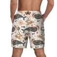 thumbnail image 4 of Fotbe Ramadan Whale Men’s Swim Trunks Quick Dry Swim Shorts Board Shorts with Mesh Lining-Small, 4 of 9