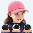 thumbnail image 4 of Kids Baseball Cap, Adjustable Summer Outdoor Flat Brim Sun Hat for Boys and Girls, 4 of 7