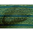 thumbnail image 4 of oneOone Organic Cotton Voile Fabric Leaves & Chevron Block Printed Craft Fabric BTY 42 Inch Wide, 4 of 4