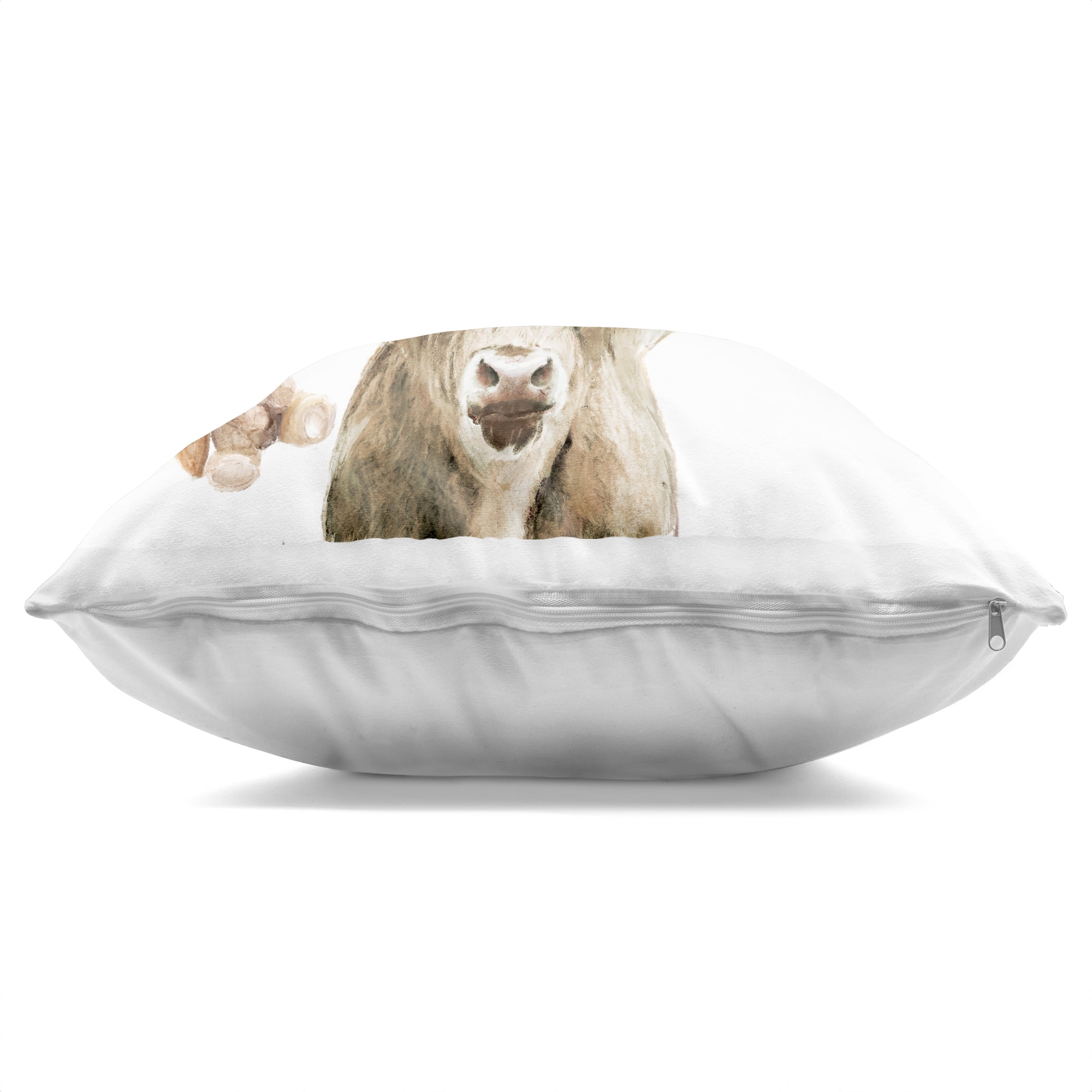 Stupell Industries Highland Cow Baby Boy Decorative Printed Throw Pillow, design by Ali Lynne