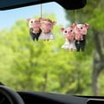 thumbnail image 5 of RyanK Valentine'S Day Gifts Valentine'S Day Decorations Valentine's Day Wedding Love Pig Pendant Car Interior Acrylic Pendant Decorative Pendant 2.44x3.14in, 5 of 5
