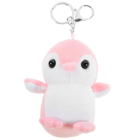 HONMEET Travel Penguin Keychain Plush Penguin Keychain 1Pack Backpack Ornament for Women Giving