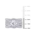 thumbnail image 2 of Everly Women's Created Sapphire Sterling Silver Bridal Set, 2 of 6