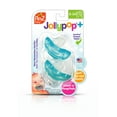 thumbnail image 2 of RaZbaby Jollypop Pacifier for Newborns & Up, USA Made, Natural Shaped Orthodontic Binky, Lovingly Shared in NICUs & Hospitals Worldwide, Medical-Grade 100% BPA-Free - 0-3 Months, 4 Pack - Teal, 2 of 7
