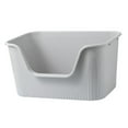 thumbnail image 3 of FITYLE Open Cats es Portable Easy to s Toilet Sand Box Gray S, 3 of 10