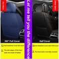 thumbnail image 4 of Juego completo de fundas de asiento de coche de cuero napa de lujo para Honda Civic 2015 Renault Koleos Astra G Tugella Jetta MK6 Accesorios interiores, 4 of 5