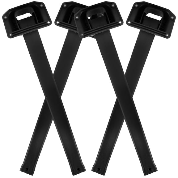 FOMIYES 4-Pack Multipurpose Metal Table Legs for Bed, Study Desk, Computer Table, Outdoor Furniture - 12.2 x 3.1 x 1.2 Inches