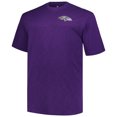 thumbnail image 2 of Men's Profile Purple Baltimore Ravens Big & Tall Two-Hit Throwback T-Shirt, 2 of 3