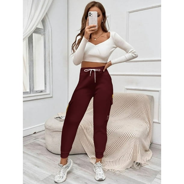 Pants Mujer Termico Casual Jogger Dama Pans Relax Legin Gym LOLE Pants