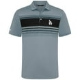 thumbnail image 2 of Men's Levelwear Gray Los Angeles Dodgers Onward Insignia 2.0 Polo, 2 of 3