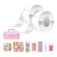 thumbnail image 1 of Blow Bubbles Double Sided Tape Traceless Sticky Tape Sensory Toy DIY Crafts Tape w Box and 36PCS Gloria  Cintas de doble cara, 1 of 9