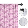 thumbnail image 4 of Blackout Kids Curtains,Pink Breast Cancer Childrens Insulated Curtains Set Of 2,Bedroom Essentials,Toddler Room Decor 52"x63", 4 of 5