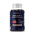 thumbnail image 2 of (2 pack) Vitamatic Shilajit with KSM-66® Ashwagandha & Ginseng 10,000 mg Equivalent Per Serving – Natural Raspberry Flavor – 60 Vegan Gummies - Made in USA, 2 of 12