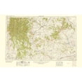 thumbnail image 2 of USGS 18x13 Gold Ornate Wood Framed with Double Matting Museum Art Print Titled - Santa Fe New Mexico Quad - USGS 1958, 2 of 4