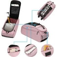 thumbnail image 3 of MOSISO Bike Pannier Bag & Rack Trunk with Shoulder Strap, Pink, 3 of 7