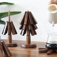Wooden Trivets For Hot Dishes Tree Shape Trivet Set For Teapot Hot Pots