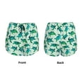 thumbnail image 4 of Disketp Green Sea Turtle Print Women's Shorts Workout Shorts for Athletic Gym Running Shorts with Phone Pockets XX-Large, 4 of 8