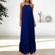 thumbnail image 5 of Faldas Largas de las Mujeres de la Ropa de Cama Se Sienten Sueltas Casual Doblado con Pliegues Falda de Suspensión Ajustable, Ropa de Dormir para el Hogar, 5 of 7
