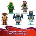 thumbnail image 6 of LEGO NINJAGO Lloyd's Jet Mech Building Toy - Model Building Kit for Boys & Girls, Ages 9+ - Transforming Playset for Kids W/ 5 Ninja Toy Minifigures - Dragons Rising Gift Idea for Birthdays - 71845, 6 of 7