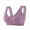 Purple, variant on Bigersell Full-Coverage Bras for Women Sale Workout Bras for Women Longline Bra Style B4097 V-Neck Convertible Bras Front Button Bra Closure Women's Plus Size Bras for Women Wirefree Red 46