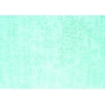 thumbnail image 1 of Ahgly Company Indoor Rectangle Solid Turquoise Blue Modern Area Rugs, 7' x 10', 1 of 4