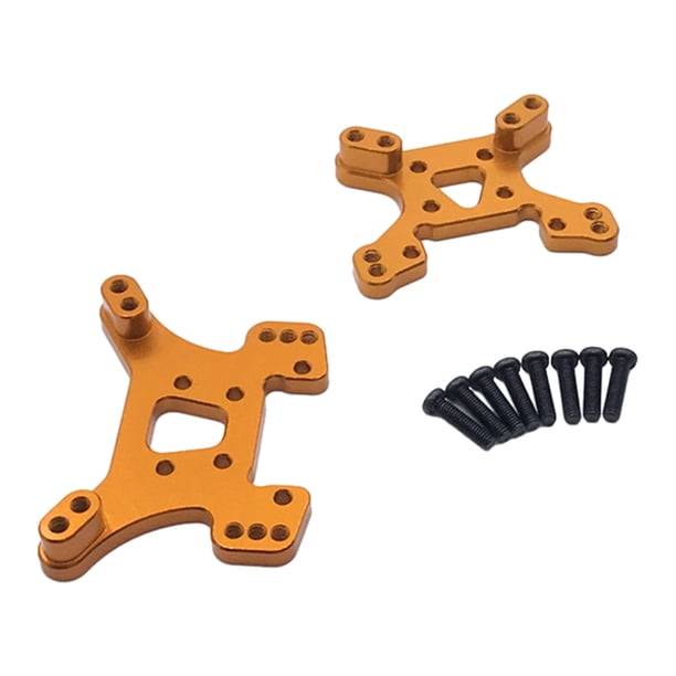 Soporte de amortiguador Vogacara 2x 1/14 Aleación de aluminio Naranja