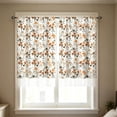 thumbnail image 6 of 2 Pack 2D Printed Kitchen Curtain 28x39 Inches, Washable Decorative Short Curtain Pair with Rod Pocket, Window Curtain for Kitchen Bedroom Bathroom, 6 of 7