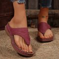 thumbnail image 5 of ZVNAΖH Slippers for Women, Womens Flip Flops Slope Heel Beach Shoes Slippers, 5 of 9