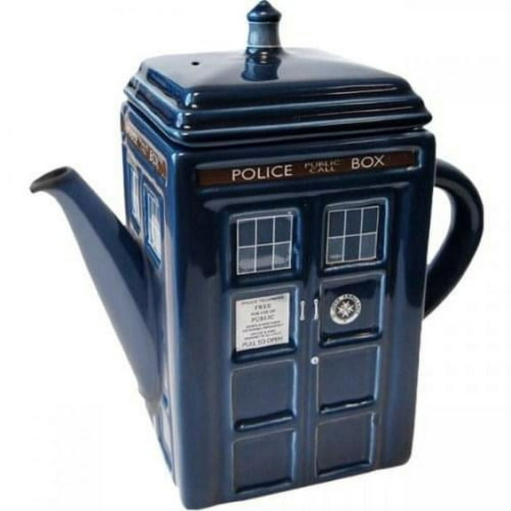 Doctor Who Tardis Ceramic Tea Pot