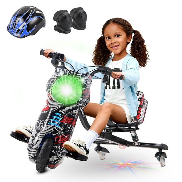 Triciclo Eléctrico Montable Honey Whale 007B Negro