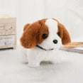 thumbnail image 2 of Plush Puppy Toy Pet Dog for Boys Girls Kids Electronic Interactive Toys,Walks,Barks,Shake Tail,Pretend Dress Up Realistic Stuffed Animal Dog for Age 2 3 4 5+ Years Old Best Gift, 2 of 6