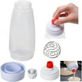 thumbnail image 5 of Pancake Batter Dispenser and Mixer with BlenderBall Wire Whisk Squeeze Bottle, 2 Pack, 5 of 6