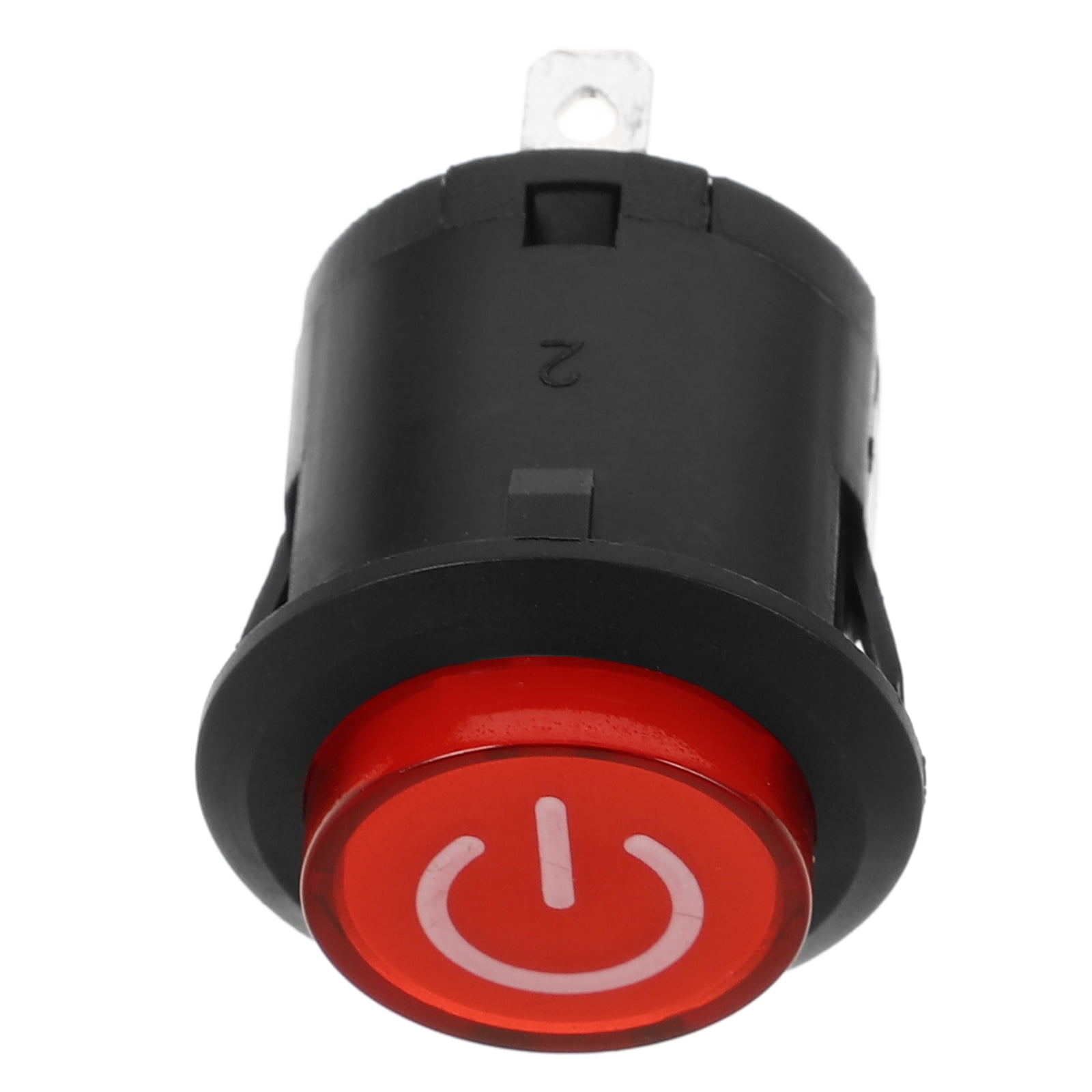 Weelye 6V/12V Accelerator Foot Pedal Switch For Kids Ride-On Cars - Red 6-Pin Socket Replacement Part