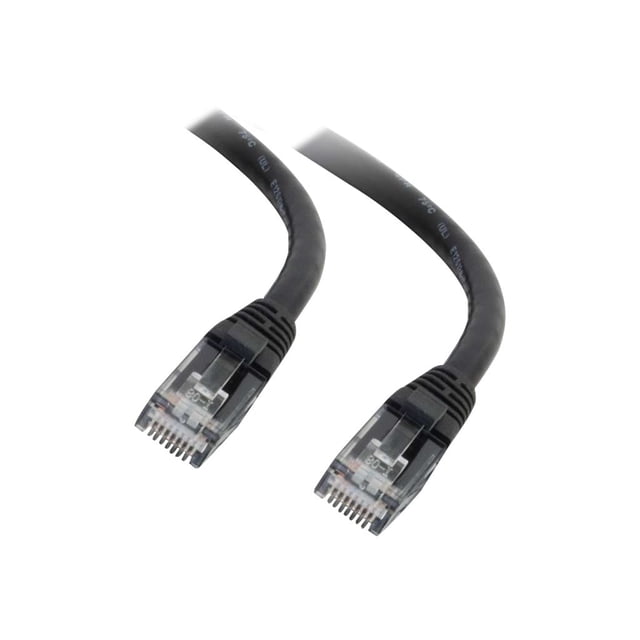 C2G 10ft Cat6 Snagless Unshielded (UTP) Ethernet Network Patch Cable - Black - Patch cable - RJ-45 (M) to RJ-45 (M) - 10 ft - CAT 6 - molded, snagless, stranded - black