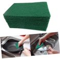 thumbnail image 4 of 10pcs Bathtub Cleaner Sink Scrubber Metal Dish Scrubber Dishwashing Sponge Pad Dish Cleaner Kitchen Sponges Scour Dishcloth Rag Cleaner Scouring Pad Green Scouring Pad Dish Mat Pan, 4 of 5