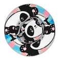 thumbnail image 3 of Kdxio Reflective Bucket Hat - Panda Cute Pink Hearts Print Bucket Hat for Men,Women, 3 of 9