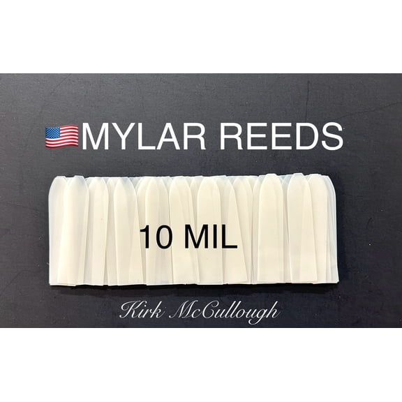 Duck Call Reeds 50 10 Mil Mylar reeds for duck calls.