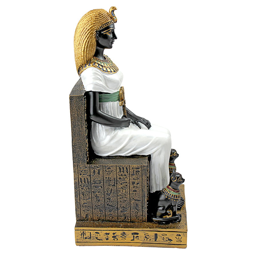 Design Toscano Queen Cleopatra on the Throne of Egypt Statue